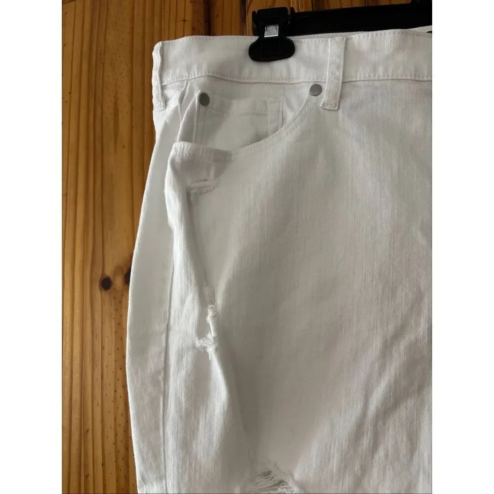 Torrid Distressed Crop Boyfriend Jeans